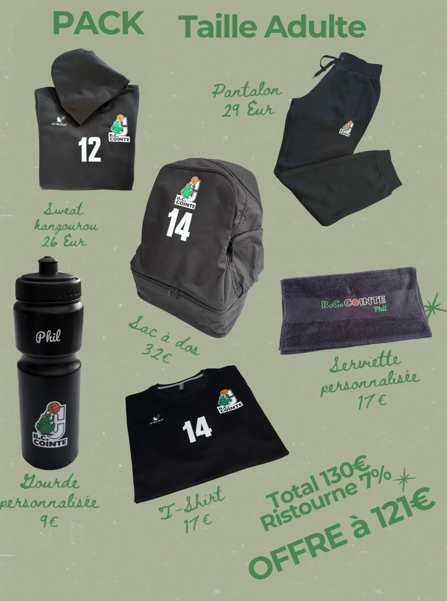 Pack Adulte